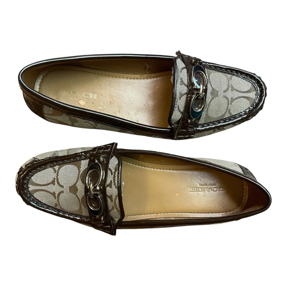 Coach Fortunata Signature C Jacquard Loafers - Picture 9 of 12